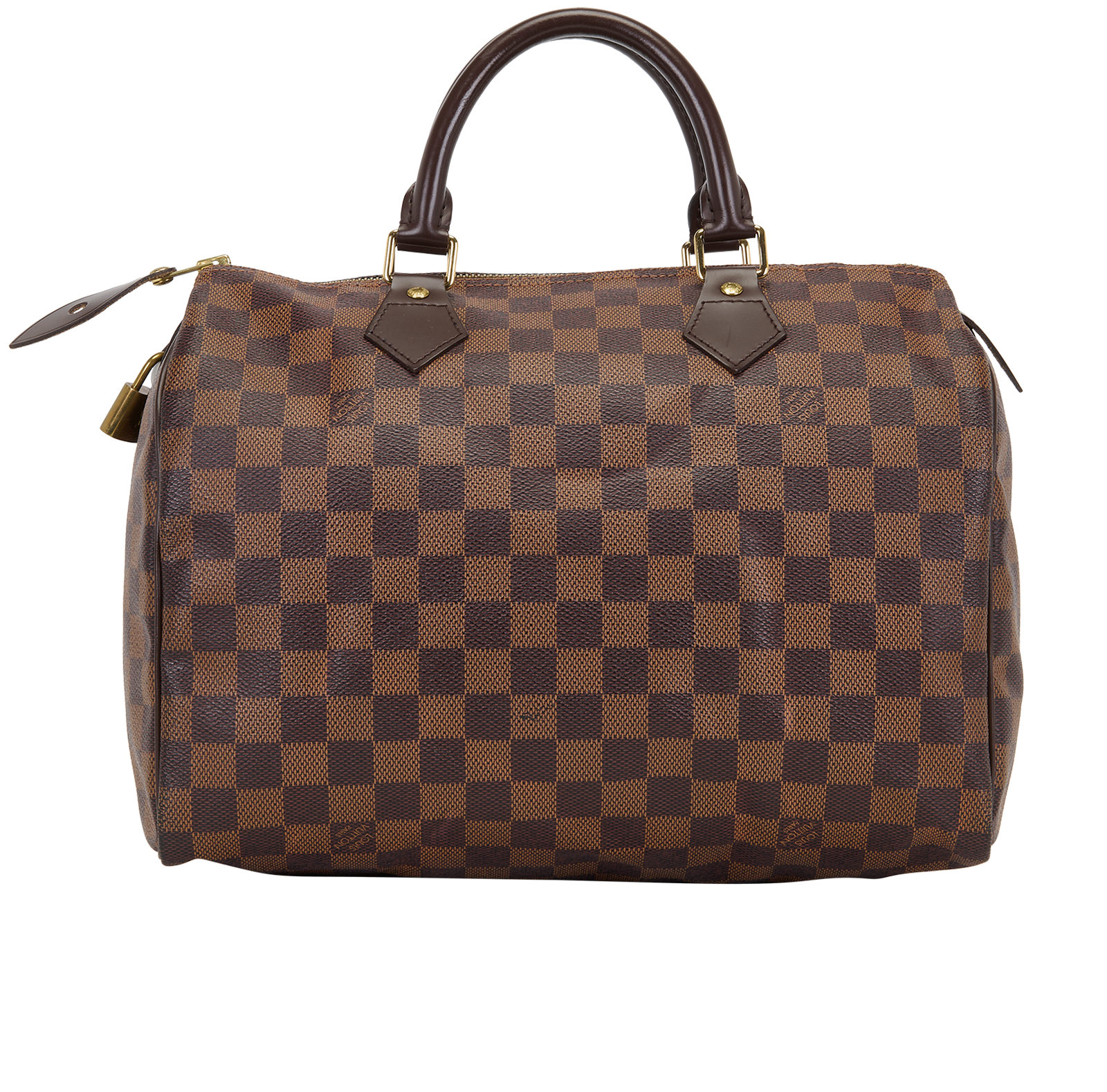 Speedy 30, &pound;750, Handbags, Brown, Canvas, Back view